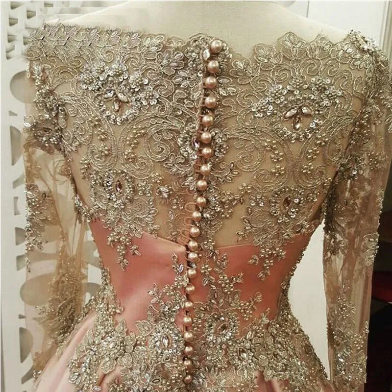 Blush Rose gold Long Sleeve Ev - Women Formal Wear Dubai review and price