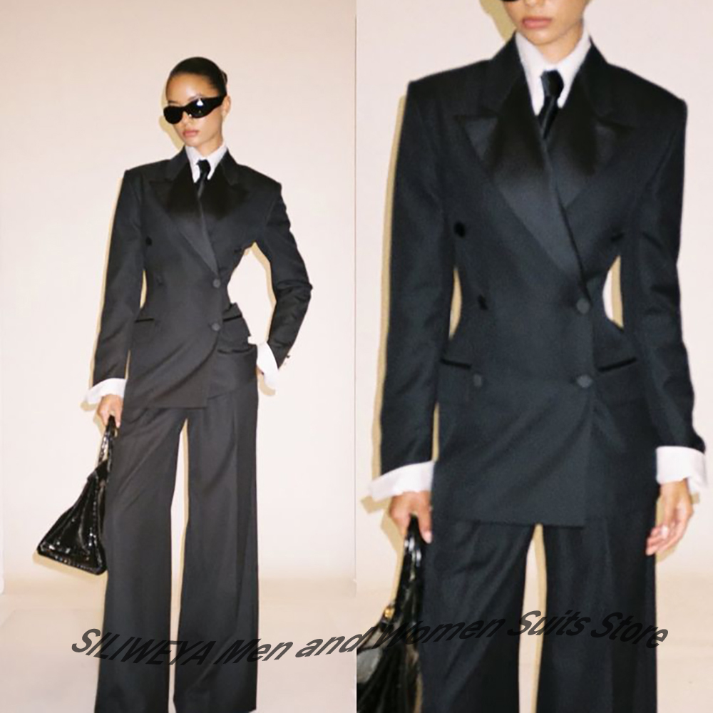 Professional Women's Black Dou - Women'S Formal Wear Jackets review and price
