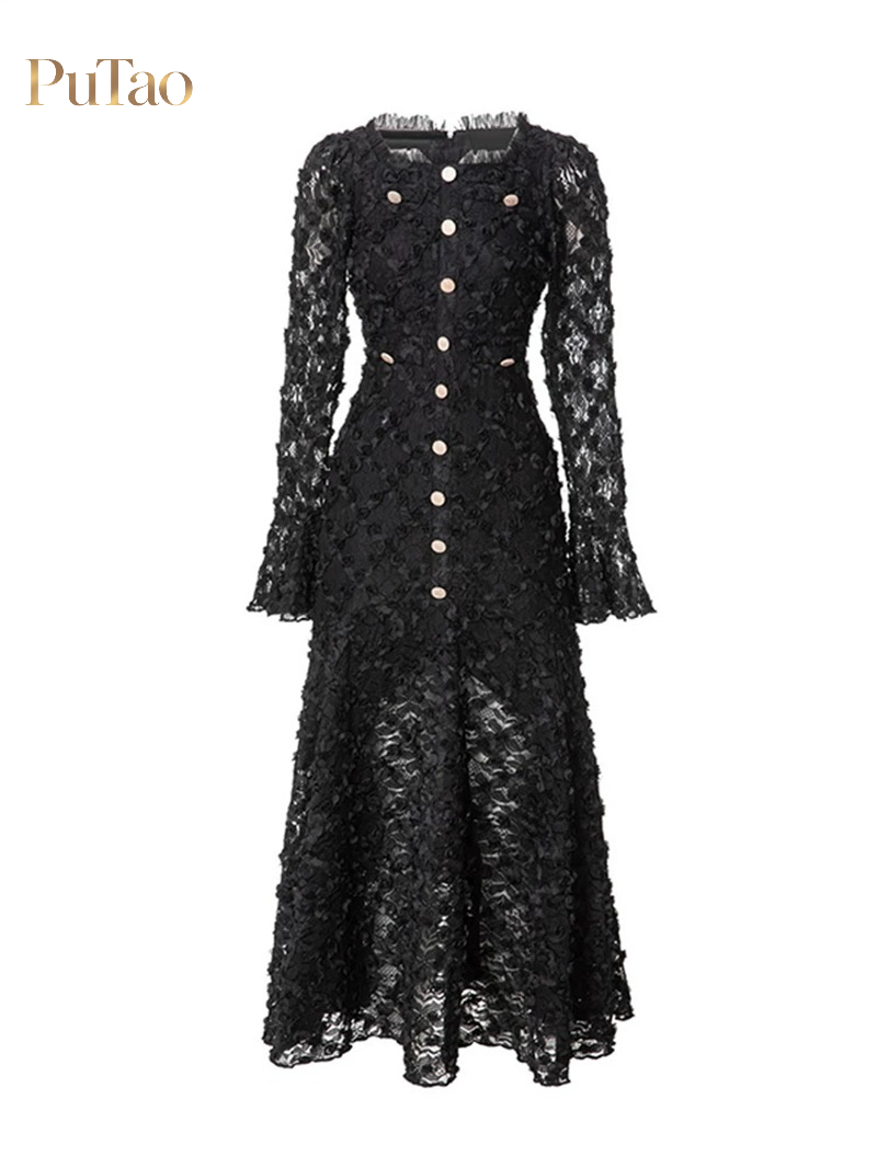 Putao 3D Floral Lace Mermaid M - Women Formal Wear Dubai review and price