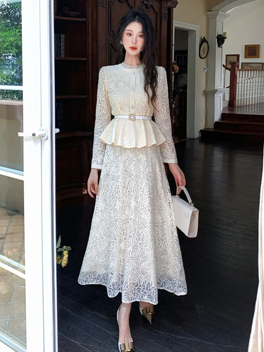 Formal Luxury Evening Lace Two - Formal Dress Female review and price