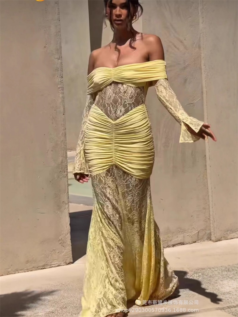 Sexy Lace Mermaid Women Prom D - Formal Wear Gowns For Women review and price