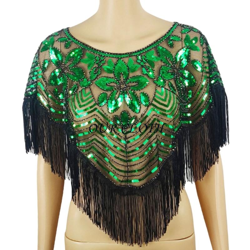 Fashionable Sequined Shawl wit - Women Formal Event Wear review and price