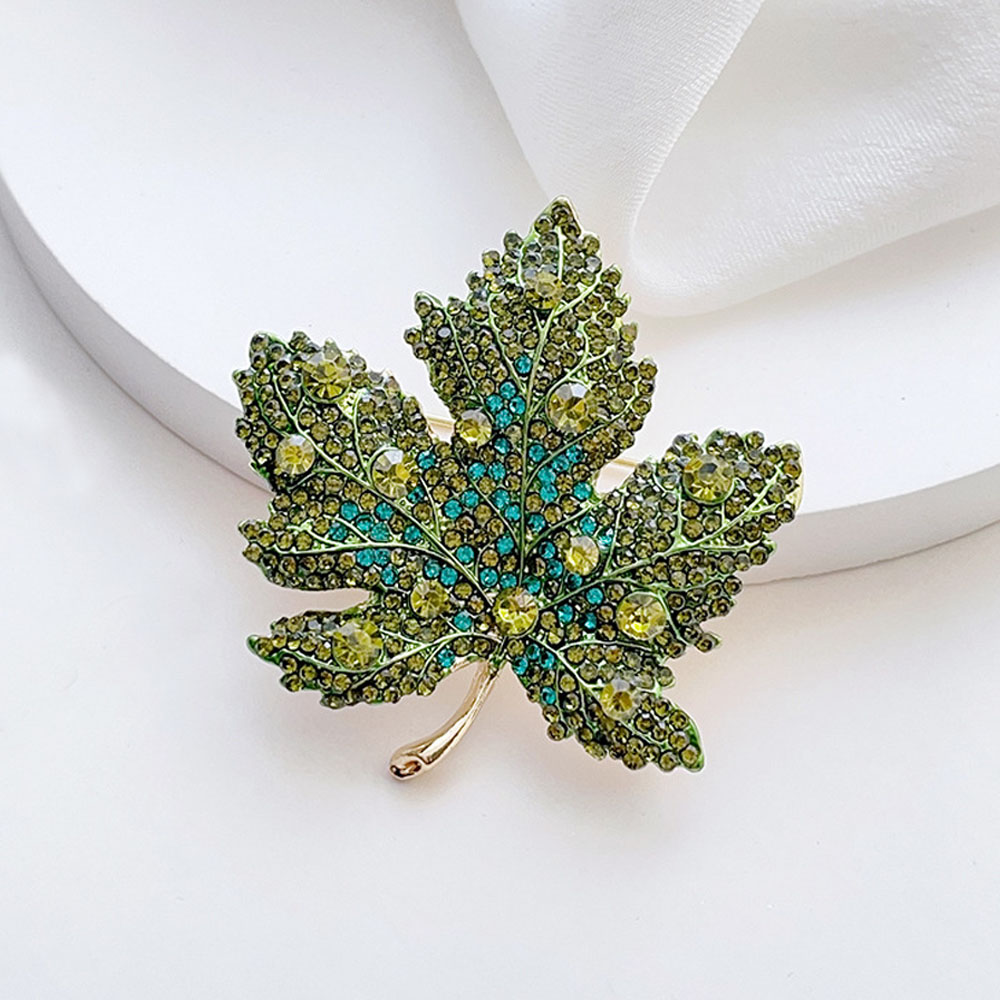High-End Rhinestone Maple Leaf - Women Formal Event Wear review and price