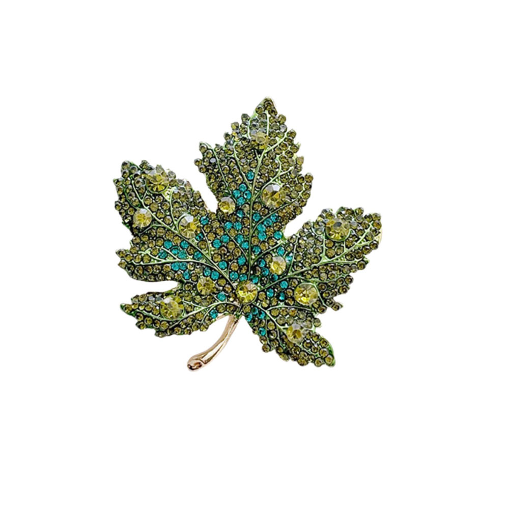 High-End Rhinestone Maple Leaf - Women Formal Event Wear review and price