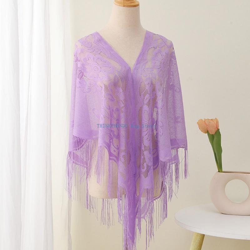 340D Lace Fringed Cover Up Hol - Women Formal Event Wear review and price