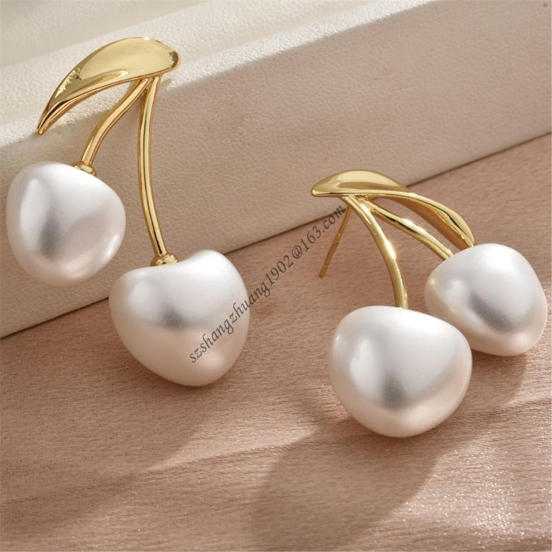 Cherries Blossom Pearls Ear Je - Women Formal Event Wear review and price
