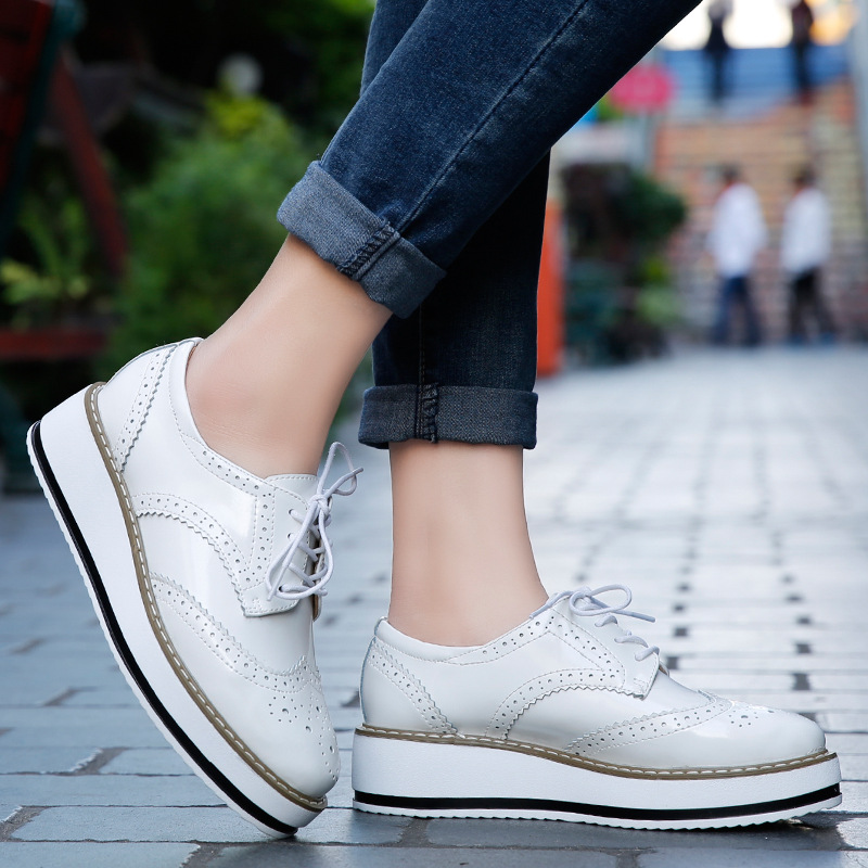 Women Loafers Shoes Leather Th - Formal Dress Female review and price