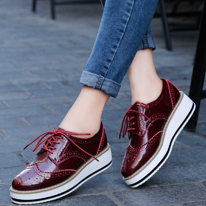 Women Loafers Shoes Leather Th - Formal Dress Female review and price