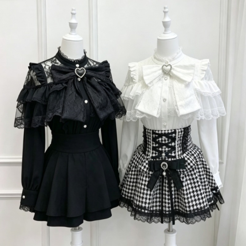 2026 Japanese Kawaii Lolita Bl - Women Formal Blouses For Evening Wear review and price